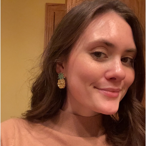 Fine-Apple Baublebar Earrings, gold with yellow and green - Picture 3 of 3